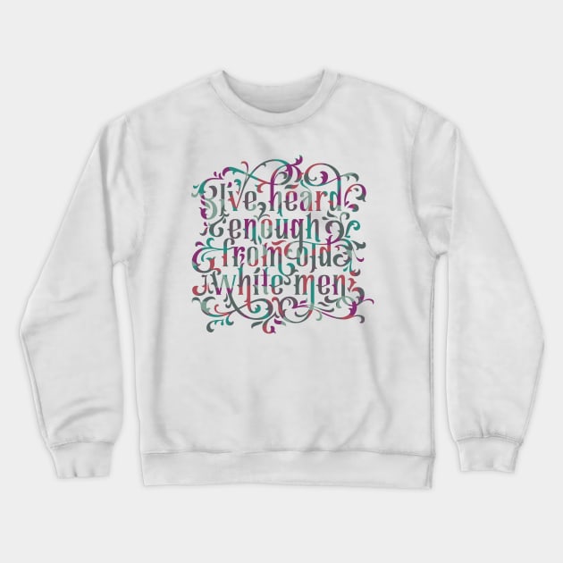 Old White Men Crewneck Sweatshirt by polliadesign